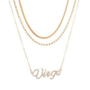 Multi Layer Zodiac sign necklace